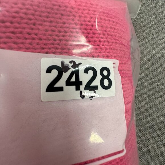 NEW! Made with Love By FCT Knit Sweater Pink White Clouds Plus 1X Acrylic $49 - Picture 12 of 12